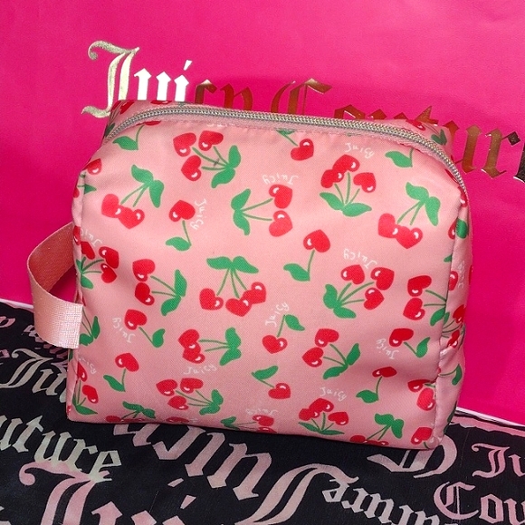 Juicy Couture Handbags - Juicy Couture Heart Cherry Cosmetic/Toiletry  Case